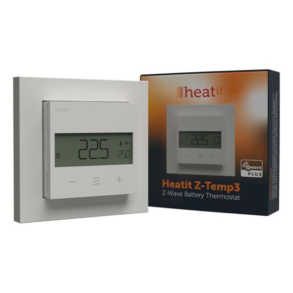 Heatit Z-Temp3 thermostat battery - white - Afbeelding 3